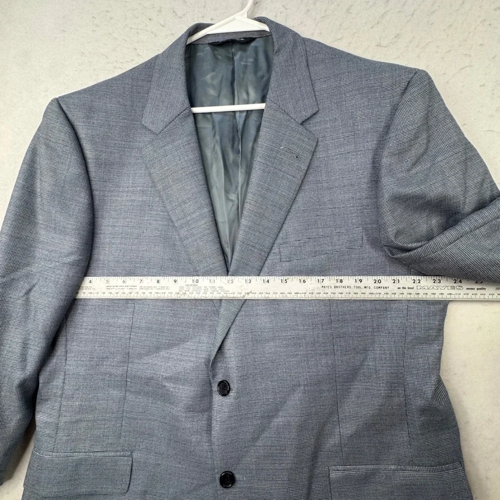 Jos. A. Bank Blazer Mens 46R Blue 100% Wool Signature Collection Professional